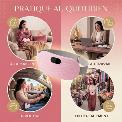 Ceinture Chauffante Menstruelle - Soulagement Instantané