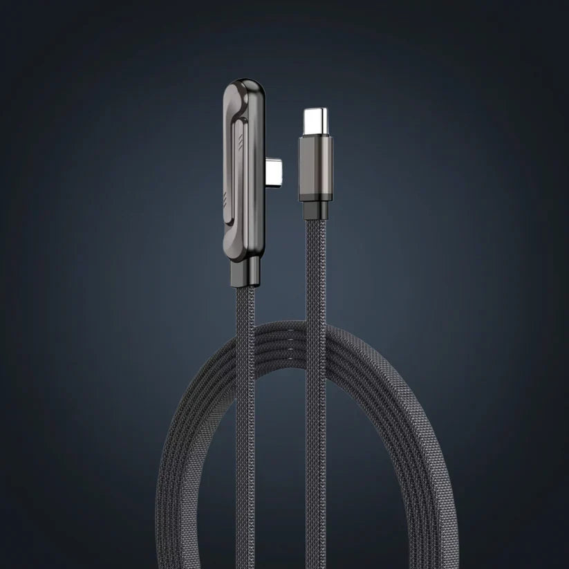 Câble Intelligent 2-en-1 – Charge Rapide & Support Téléphone CG