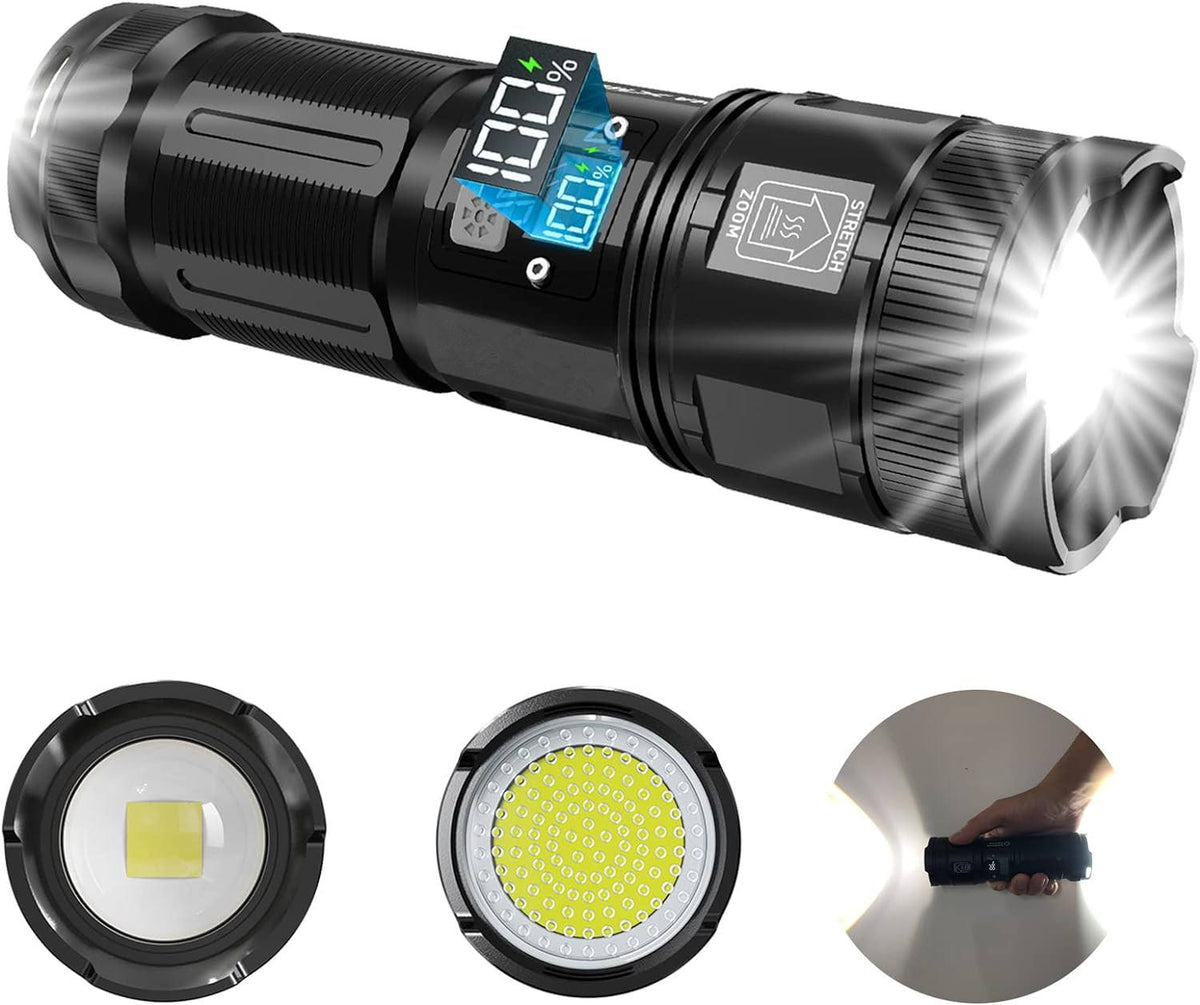 🔦 Lampe Torche LED P50 – Puissance et Fiabilité à Portée de Main !
